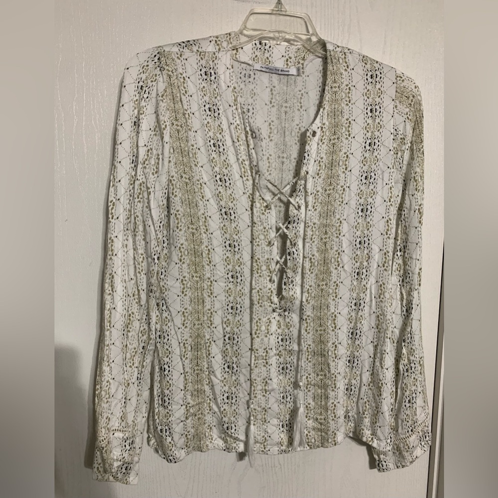 Faithfull The Brand Lace Front Top